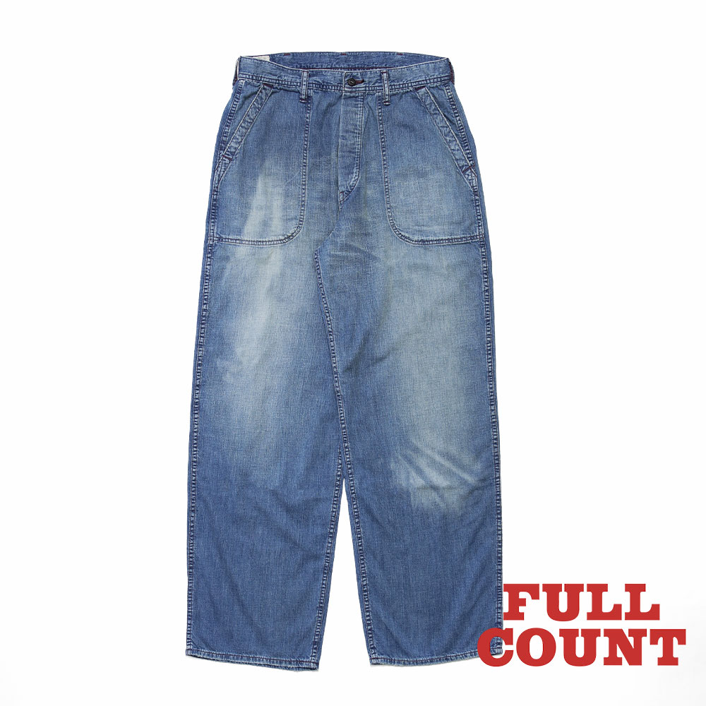 【FULLCOUNT フルカウント】1141HW-1 USN Seamen’s Trousers HW “Master Of Reality” アメリカ海軍 シーメンズトラウザーズ ハンドウォッシュ マスターオブリアリティ