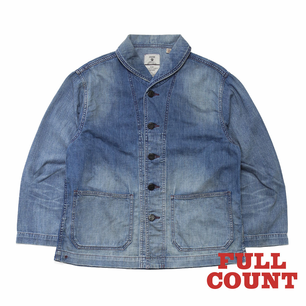 【FULLCOUNT フルカウント】2052HW-1 USN Shawl Collar Denim Coverall HW “Master Of Reality” アメリカ海軍 ショールカラーデニムカバーオール ハンドウィッシュ マスターオブリアリティ