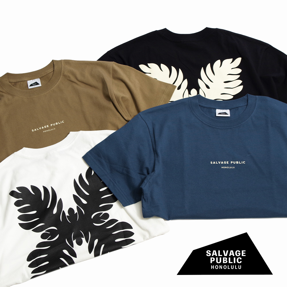 【SALVAGE PUBLIC サルヴェージ・パブリック】Standard S/S Tee(Brand Stamp) スタンダード半袖Tシャツ ブランドスタンプ