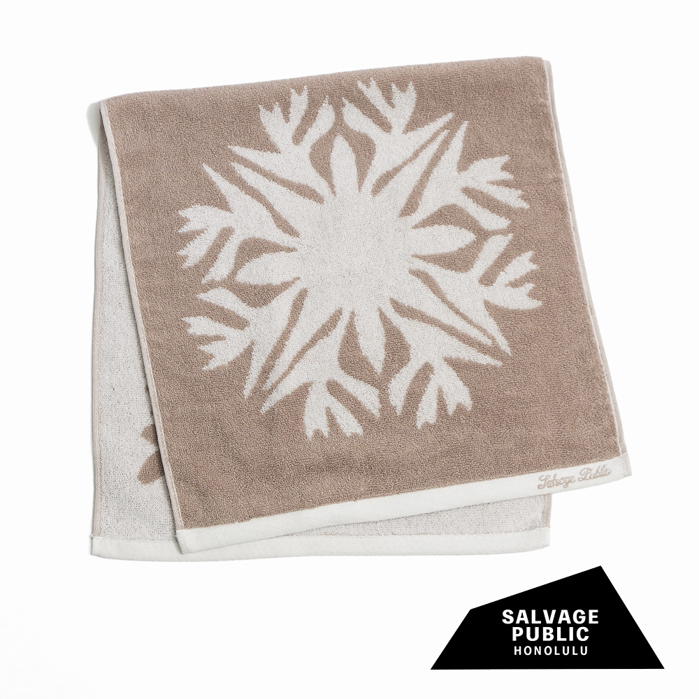 【SALVAGE PUBLIC サルヴェージ・パブリック】Made In Japan Double Quilt Towel 日本製ダブルキルト柄タオル