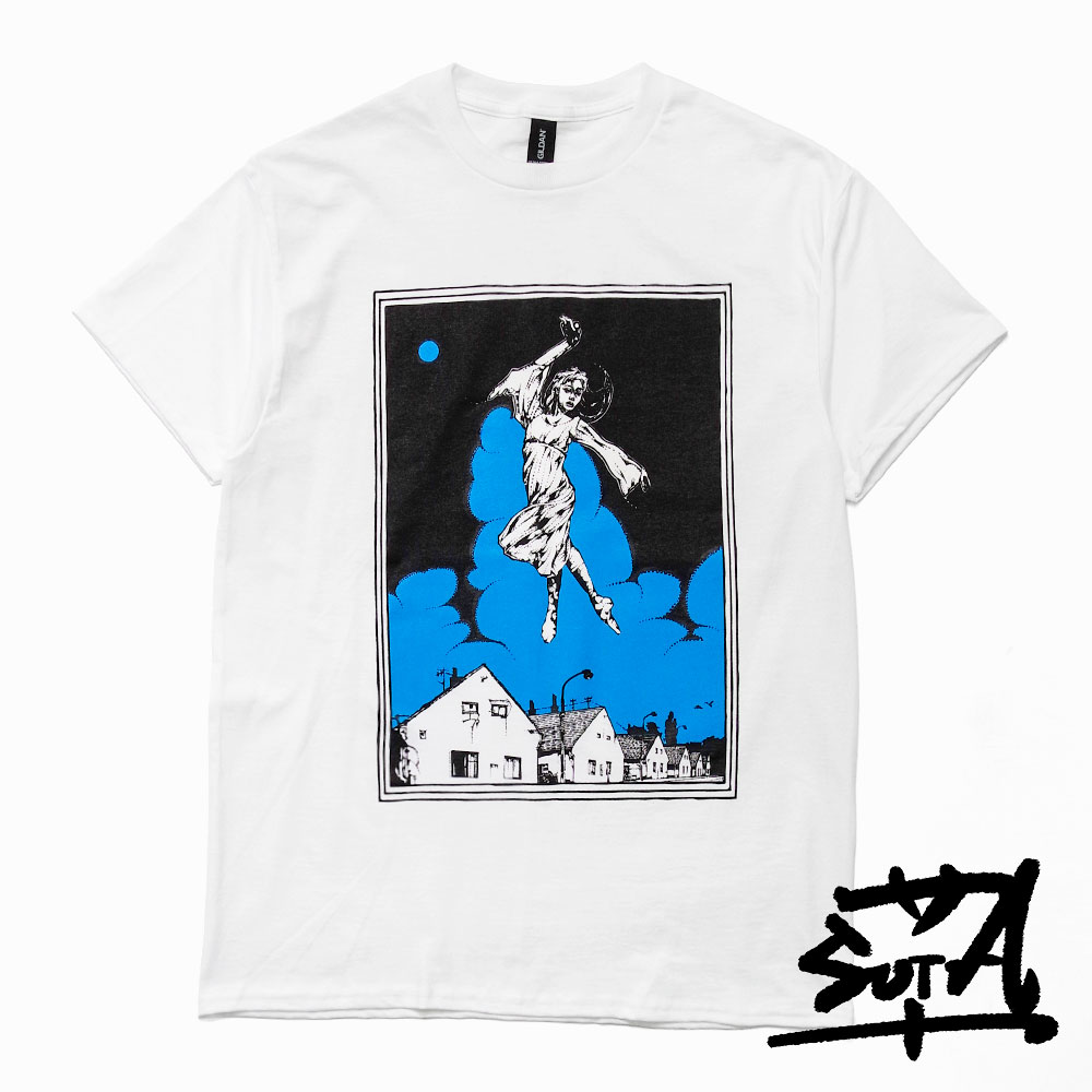 【SOTA-COMICHEAD ソウタコミックヘッド】ART PRINT S/S Tee “STEP TO THE SKY/town” アートプリント半袖Teeシャツ ステップトゥザスカイ タウン