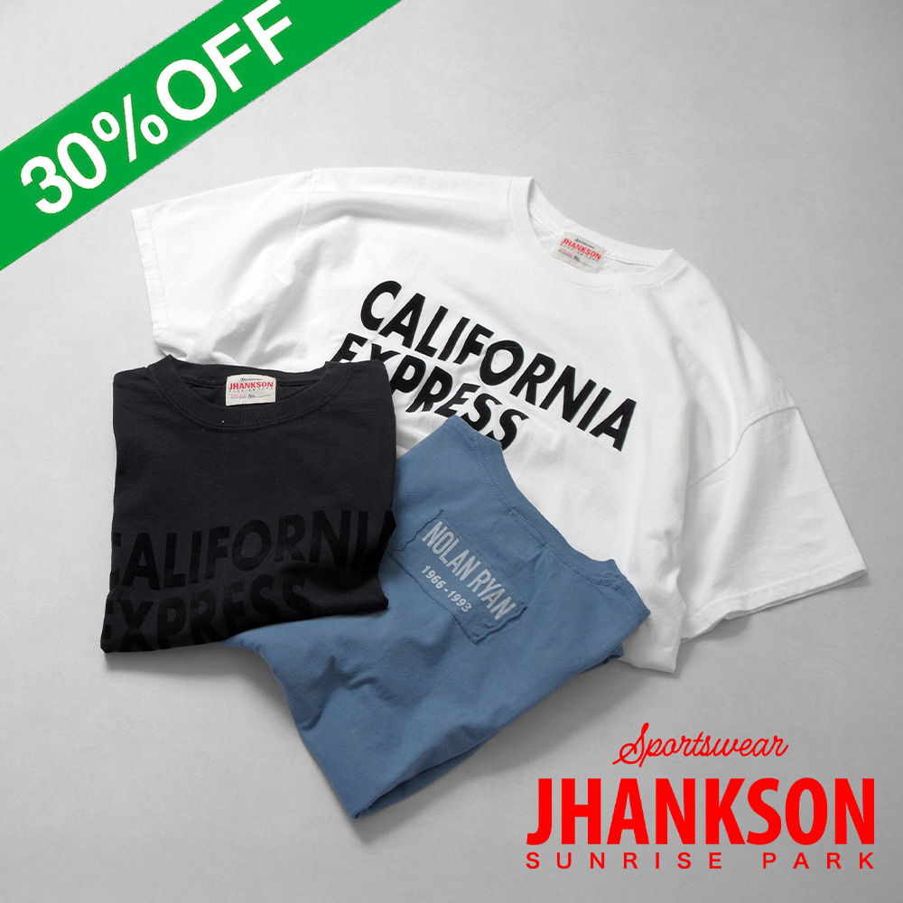 【JHANKSON ジャンクソン】S/S Tee CALIFORNIA EXPRESS カリフォルニアエクスプレス ノーラン・ライアン