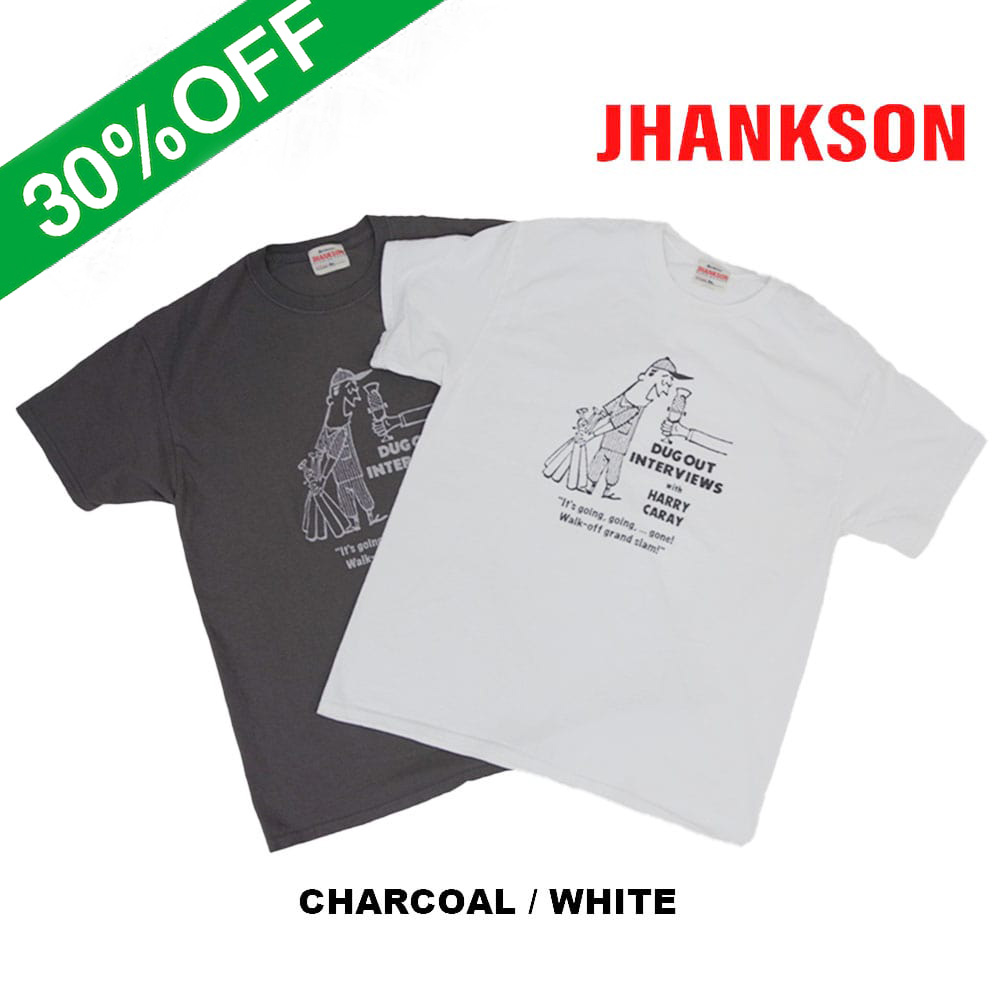 【JHANKSON ジャンクソン】S/S Tee DUGOUT ダグアウト