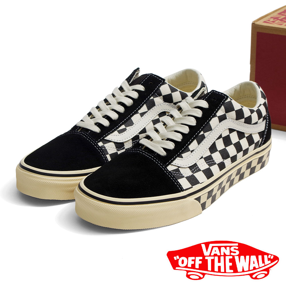 【VANS ヴァンズ】Old Skool CHECKERBOARD BLACK/MARSHMALLOW オールドスクール チェッカーボード ブラック/マシュマロ
