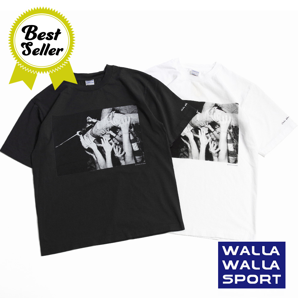 【WALLA WALLA SPORT ワラワラスポーツ】S/S PRINT Tee CHARLES PETERSON “CROWD SURF” 半袖プリントTeeシャツ チャールズ・ピーターソン クラウドサーフ