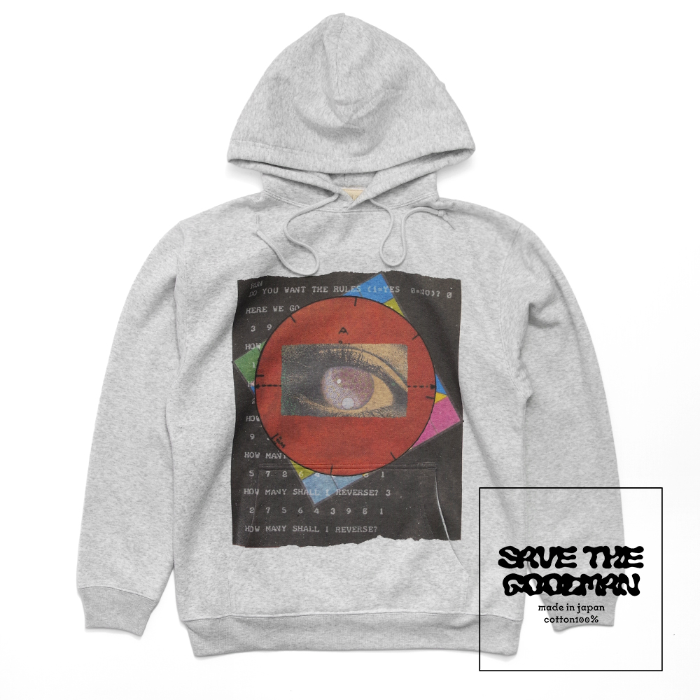 【SAVE THE GOODMAN セイヴザグッドマン】Graphic Art Sweat Parka “CEYEBER” グラフィックアート スウェットパーカ サイバー