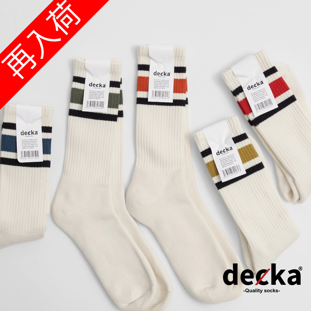 【decka Quality socks デカクオリティソックス】80’s Skater Socks スケーターソックス 日本製